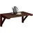 Relaxdays Klapptisch 60 x 40 cm Braun