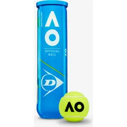 Tennisbälle Australian Open - 4er-Dose gelb EINHEITSGRÖSSE