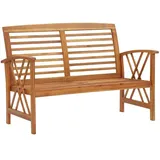 vidaXL Gartenbank 119 x 65 x 83 cm Braun