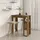 vidaXL Bartisch mit Regal 102 x 50 x 103,5 cm Braun Eiche
