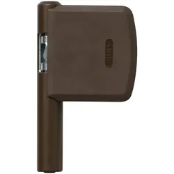 ABUS FAS101 B braun Stabile Scharnierseiten-Sicherung Fenstersicherung