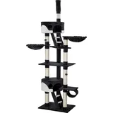 Tectake Kratzbaum 243 bis 260 cm Schwarz