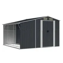 vidaXL Gerätehaus 277 x 279 x 179 cm anthrazit