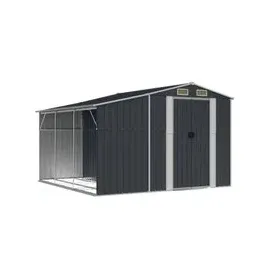 vidaXL Gerätehaus 277 x 279 x 179 cm anthrazit