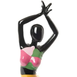 Statue Frau reisende Seele - Schwarz Anderes Harz Amadeus 12x9.5 cm