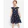 bonprix Chiffonkleid Blau 122