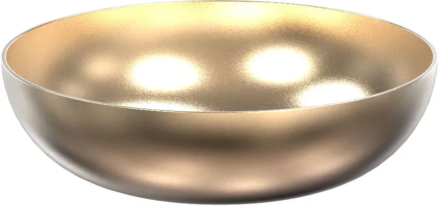 frost RONDO Schale 4090, gold gebürstet - gold gebürstet
