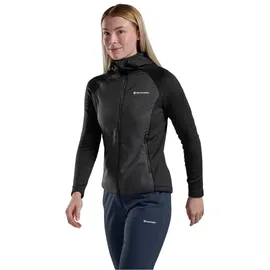 Montane Reißverschlusspullover schwarz Größe 40