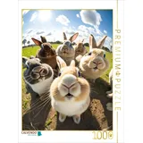 Calvendo Puzzle Hasen 1000 Teile Lege-Größe 64x48cm Foto-Puzzle für glückliche Stunden