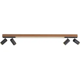Pure Lines Spot 1 dimmbar Holz/Aluminium 120 x 19 x 16 cm