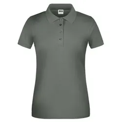 Damen BIO Workwear Poloshirt JN873, dunkelgrau, Größe 3XL - dunkelgrau - 3XL