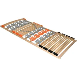 Coemo KombiFlex Federleisten-Tellerlattenrost  starr 80 x 200 cm