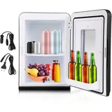 Vingo - 15L Mini Kühlschrank, 2in1 Minikühlschrank mit Kühl- und Heizfunktion, Getränkekühlschrank, 220-240V/12V Tragbar Kleiner Kühlschrank für