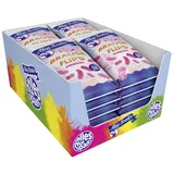 Frigeo Ahoj-Brause Flips Himbeere – Puffreis-Snack mit Brause-Kick, vegan, knusprig und süß-fruchtig – Vorratspack, 18er Pack (18 x 60 g)