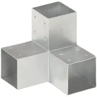 vidaXL Pfostenverbinder Y-Form Verzinktes Metall 91 x 91 mm