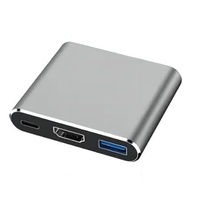 MicroConnect USB-C Hub auf USB 3.0, HDMI,