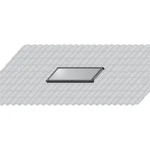 WOLF-Garten Wolf Aufdach-Montageset Alu+ Schiefer für 1 Kollektor F3-Q Querformat