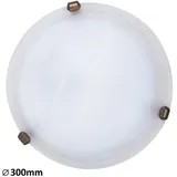 Rabalux Alabastro 1 E27 rund weiß