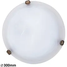Rabalux Alabastro 1 E27 rund weiß