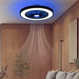 OTTO home Yuri Deckenventilator 1 rund schwarz
