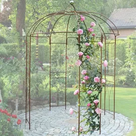 Buri Rosenpavillon 270 x 200 x 200 cm Braun