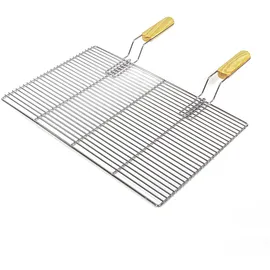 Wiltec Grillrost 54 x 34 cm Edelstahl silber