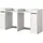 inn.furn Waschmaschinenumbau Set Flexy 190 x 101 x 60 cm Weiß