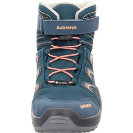 Lowa Maddox Warm GTX Mid Kinder Petrol/Rose 38