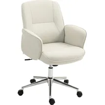 Vinsetto Bürostuhl mit Wippfunktion Schreibtischstuhl höhenverstellbarer Drehstuhl ergonomischer Arbeitsstuhl modern Belastbar bis 120 kg
