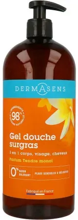 Laboratoire Marque Verte Dermasens 3In1 Rückfettendes Duschgel Monoï Pumpflasche 1l
