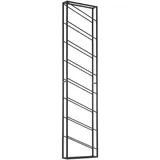 KADIMA DESIGN Weinregal Schwarz, Metall, Rechteckig, 36x150x8 cm, Wohnzimmer, Regale, Weinregale