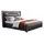 xl moebel gmbh Modernes Bett Betten modernes Luxus Leder Bett Hotelbett Doppelbett Neu - Braun