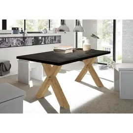 58 aufm Kessel Eike 140 x 75 x 90 cm Asteiche/schwarz