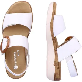 remonte Riemchensandalen Damen Weiß 37