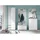 First Look Xora Garderobenpaneel Weiß 80x118x30 cm Aufhängemöglichkeit, Garderobe, Garderobenpaneele, Garderobenpaneele