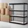 CLP Lagerregal 160x60x180 cm schwarz