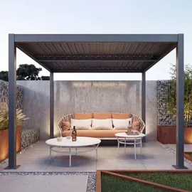 Mendler Pergola HWC-L46 3 x 4 m Anthrazit