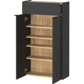 Germania Ameca 56 x 200 x 22 cm mit Spiegel / grau