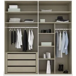 Rauch Drehtürenschrank Purisma 201 x 223 x 60 cm Grau