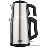 COFI 1453 Mulex 1650W 2L Tee Express Edelstahl Wasserkocher Elektrischer Teemaschine Caymatik Edelstahl Matt /