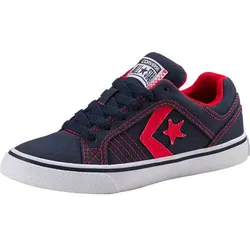 CONVERSE Kinder Sneaker Gates OX, Dunkelblau/Rot, 34
