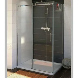 Gelco Dragon Rechteckige Duschkabine mit Türanschlag links 90 x 200 cm Silber