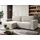 lookway Ecksofa, Ecru, Uni, 4-Sitzer, L-Form,L-Form, 247x143 cm, Wohnzimmer, Sofas & Couches, Wohnlandschaften, Ecksofas