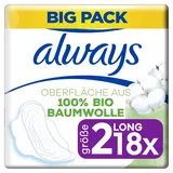 always Ultra Binde Cotton Protection Long mit Flügeln Big Pack 18