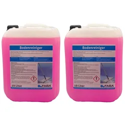 FABA Chemie Bodenreiniger Konzentrat 2 x 10 Liter