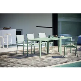 JAN KURTZ Fiam Aria Stapelsessel 54 x 53 x 88 cm salbei 4er Set