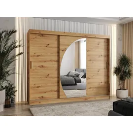 Mirjan24 Schwebetürenschrank Wika 250 x 200 x 62 cm Braun