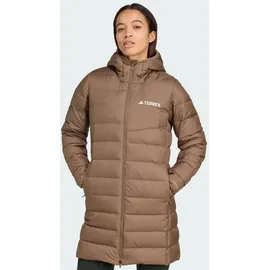 adidas Damen Terrex Multi Light Kapuzenparka 2.0, Earth Strata, XS