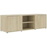 vidaXL TV-Schrank Sonoma-Eiche 120x34x37 cm Holzwerkstoff