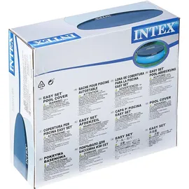Intex Poolabdeckung blau Ø 396 cm